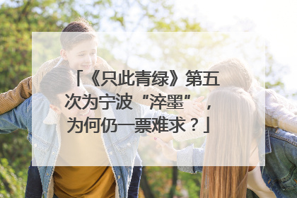 《只此青绿》第五次为宁波“淬墨”，为何仍一票难求？