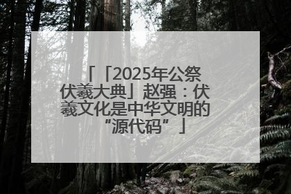 「2025年公祭伏羲大典」赵强：伏羲文化是中华文明的“源代码”