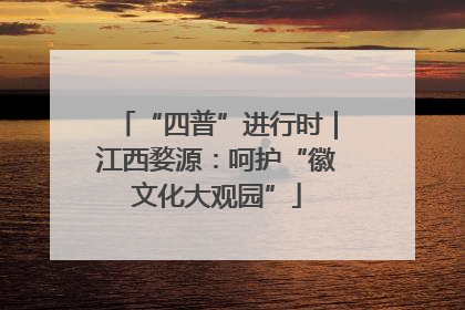 “四普”进行时｜江西婺源：呵护“徽文化大观园”
