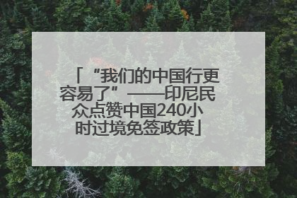 “我们的中国行更容易了”——印尼民众点赞中国240小时过境免签政策