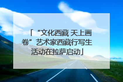 “文化西藏 天上画卷”艺术家西藏行写生活动在拉萨启动
