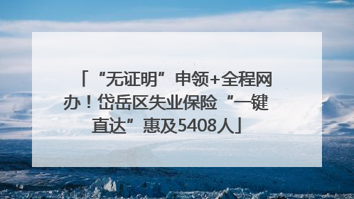 “无证明”申领+全程网办！岱岳区失业保险“一键直达”惠及5408人