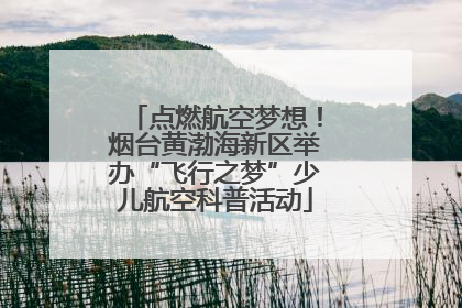 点燃航空梦想！烟台黄渤海新区举办“飞行之梦”少儿航空科普活动