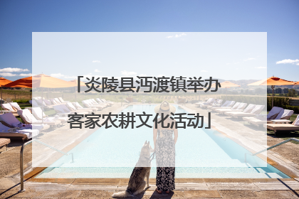 炎陵县沔渡镇举办客家农耕文化活动