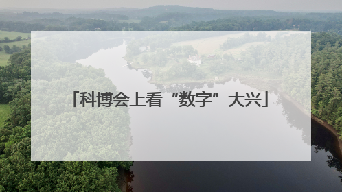 科博会上看“数字”大兴