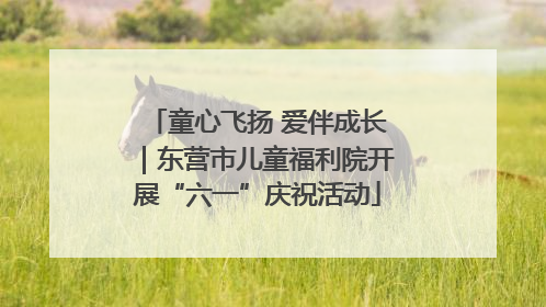 童心飞扬 爱伴成长｜东营市儿童福利院开展“六一”庆祝活动
