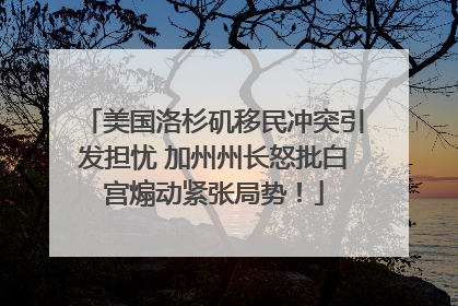 美国洛杉矶移民冲突引发担忧 加州州长怒批白宫煽动紧张局势！