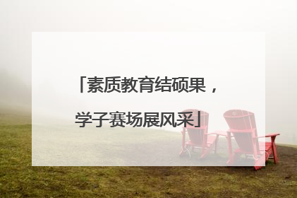 素质教育结硕果，学子赛场展风采