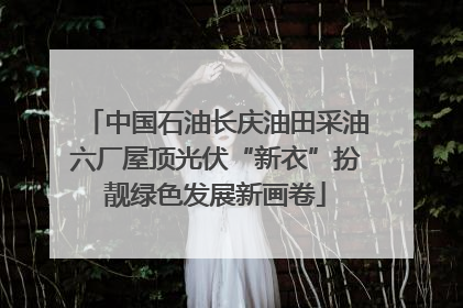 中国石油长庆油田采油六厂屋顶光伏“新衣”扮靓绿色发展新画卷