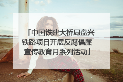 中国铁建大桥局盘兴铁路项目开展反腐倡廉宣传教育月系列活动