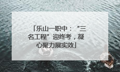 乐山一职中：“三名工程”迎终考，凝心聚力展实效