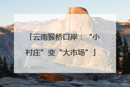云南猴桥口岸：“小村庄”变“大市场”