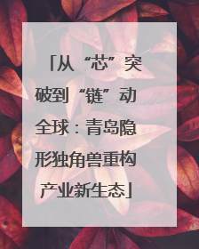 从“芯”突破到“链”动全球：青岛隐形独角兽重构产业新生态
