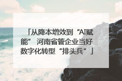 从降本增效到“AI赋能” 河南省管企业当好数字化转型“排头兵”