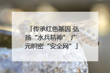 传承红色基因 弘扬“水兵精神” 广元织密“安全网”