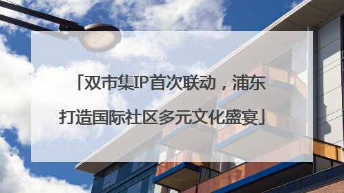 双市集IP首次联动，浦东打造国际社区多元文化盛宴