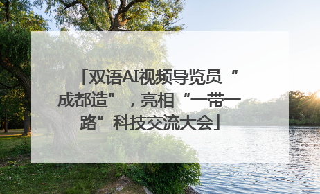 双语AI视频导览员“成都造”，亮相“一带一路”科技交流大会