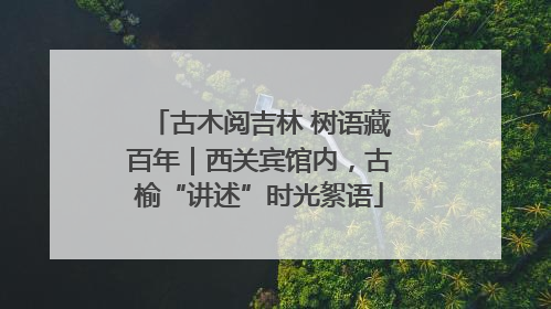 古木阅吉林 树语藏百年｜西关宾馆内，古榆“讲述”时光絮语
