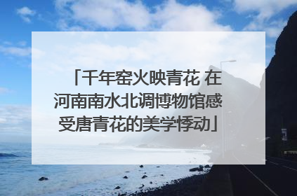 千年窑火映青花 在河南南水北调博物馆感受唐青花的美学悸动