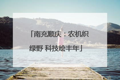 南充顺庆：农机织绿野 科技绘丰年