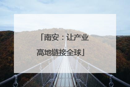 南安：让产业高地链接全球