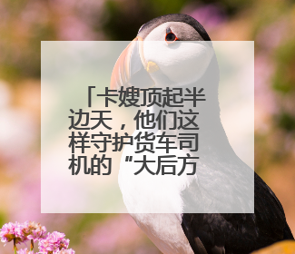 卡嫂顶起半边天，他们这样守护货车司机的“大后方”