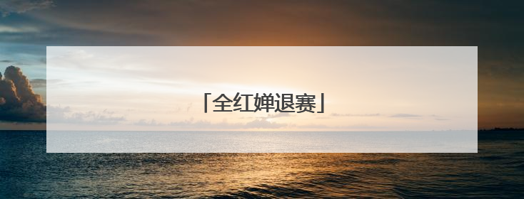 全红婵退赛