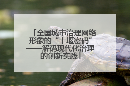 全国城市治理网络形象的“十堰密码”——解码现代化治理的创新实践