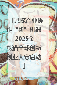 共探产业协作“新”机遇 2025金熊猫全球创新创业大赛启动