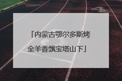 内蒙古鄂尔多斯烤全羊香飘宝塔山下