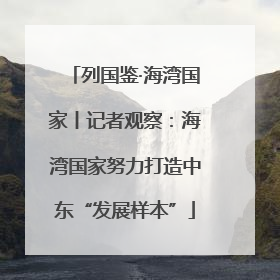 列国鉴·海湾国家丨记者观察：海湾国家努力打造中东“发展样本”