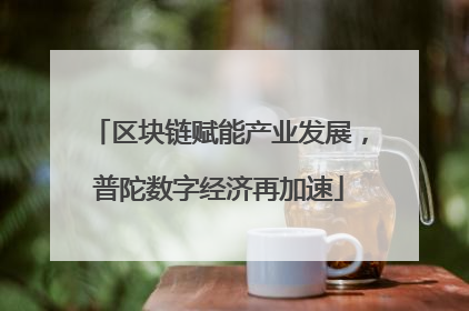 区块链赋能产业发展，普陀数字经济再加速