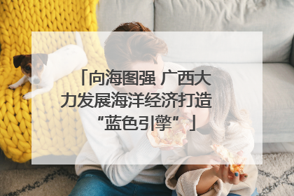 向海图强 广西大力发展海洋经济打造“蓝色引擎”