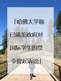 哈佛大学称已就美政府对国际学生的禁令提起诉讼