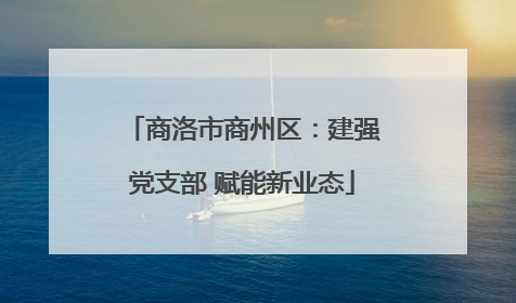 商洛市商州区：建强党支部 赋能新业态
