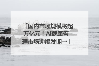 国内市场规模将超万亿元！AI健康管理市场迎爆发期→