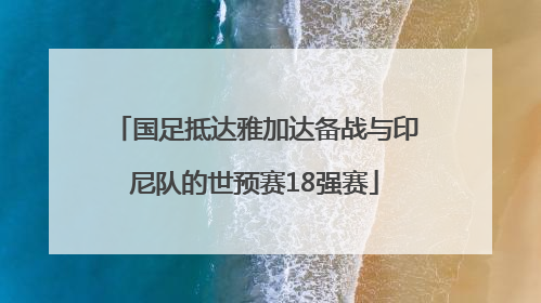 国足抵达雅加达备战与印尼队的世预赛18强赛