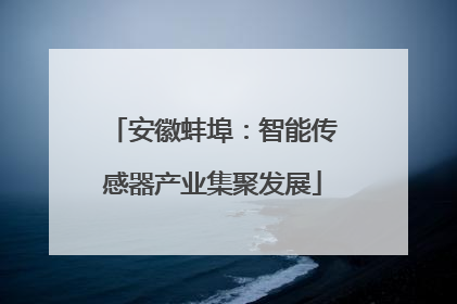 安徽蚌埠：智能传感器产业集聚发展
