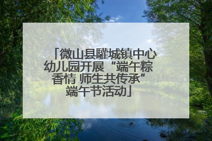 微山县驩城镇中心幼儿园开展“端午粽香情 师生共传承”端午节活动