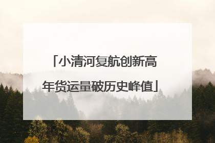 小清河复航创新高 年货运量破历史峰值