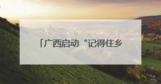 广西启动“记得住乡愁”文化外宣活动