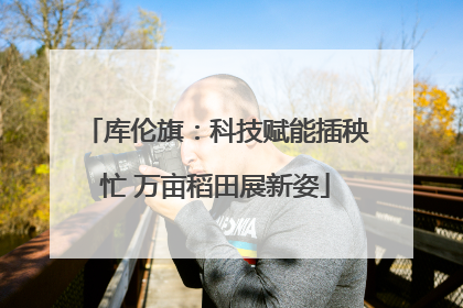 库伦旗：科技赋能插秧忙 万亩稻田展新姿