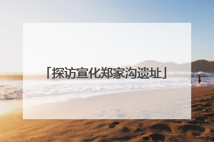 探访宣化郑家沟遗址