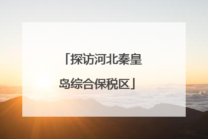 探访河北秦皇岛综合保税区