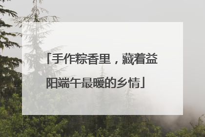 手作粽香里，藏着益阳端午最暖的乡情