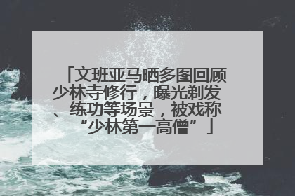 文班亚马晒多图回顾少林寺修行，曝光剃发、练功等场景，被戏称“少林第一高僧”