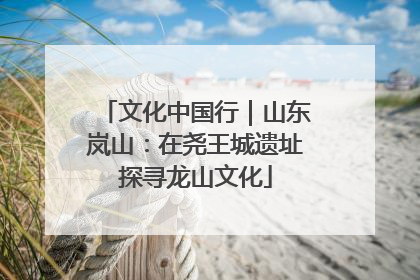 文化中国行｜山东岚山：在尧王城遗址探寻龙山文化