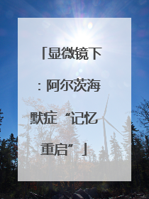 显微镜下：阿尔茨海默症“记忆重启”
