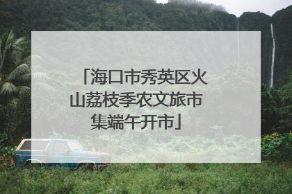 海口市秀英区火山荔枝季农文旅市集端午开市