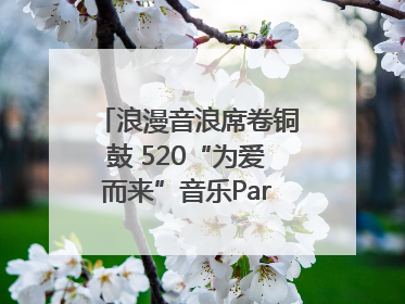 浪漫音浪席卷铜鼓 520“为爱而来”音乐Party甜蜜收官